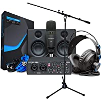 Los mejores  - Presonus Audiobox USB 96 Ultimate Bundle - Kit de grabación para cantar (incluye soporte para micrófono keepdrum)